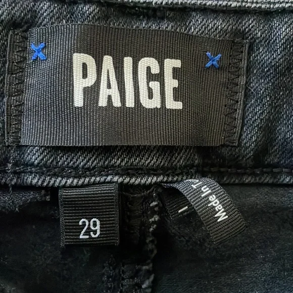 Paige Jeans, size 29, color black wash - Picture 3 of 10